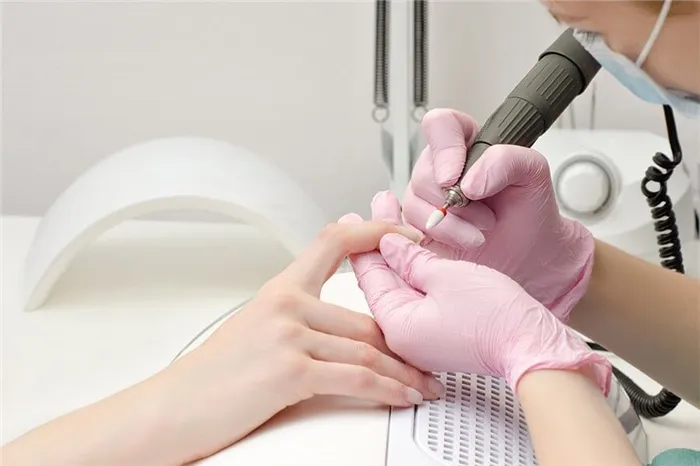 Полировка ногтей для снятия гелевого маникюра