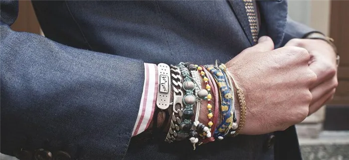 На какой руке мужчины носят свои браслеты: серебряной, золотой, стальной и т.д.