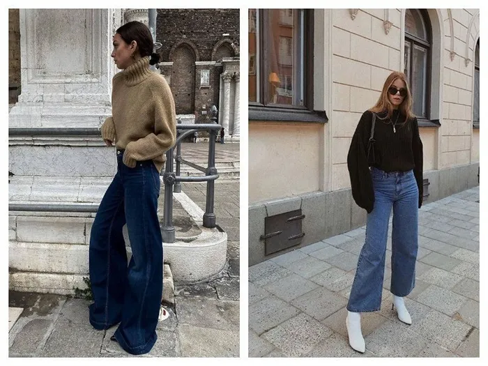 Что носить с узкими джинсами в 2022 году: 9 модных образов
