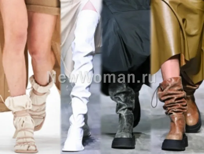 Коллекция обуви Sportmax на 2022 год - современные фасоны ботинок для женщин