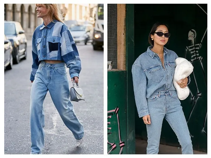 Что носить с джинсовой курткой в 2022 году: 6 более модных и ярких вариантов