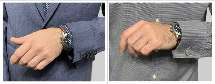 Как носить часы с рубашкой и пиджаком