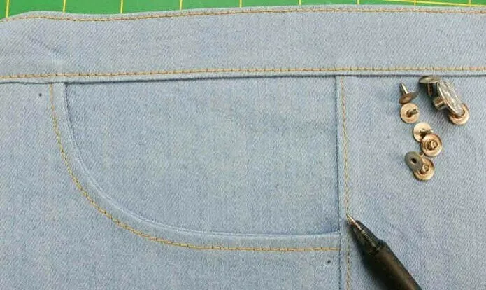 Как починить пуговицы на джинсах: мастер-класс