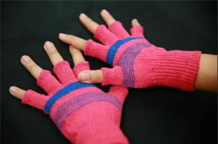 Перчатки из классических перчаток