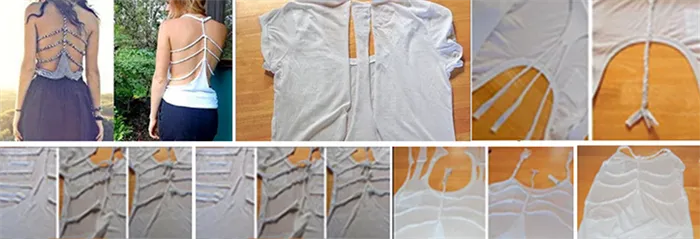 6 идей, как превратить старые футболки в стильную одежду