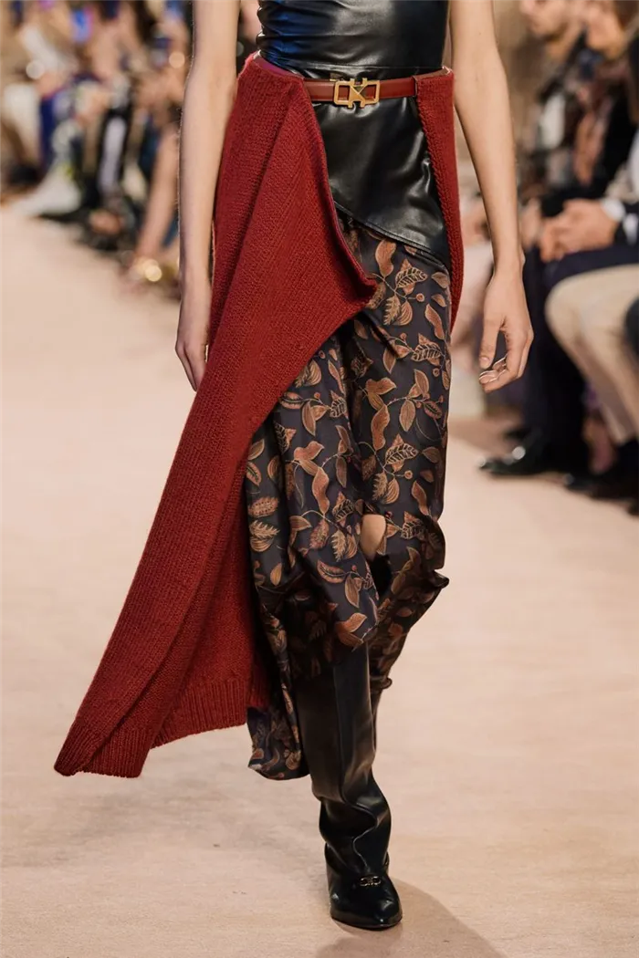 Модные юбки с поясом осень/зима 2020-2021 в коллекции Salvatore Ferragamo