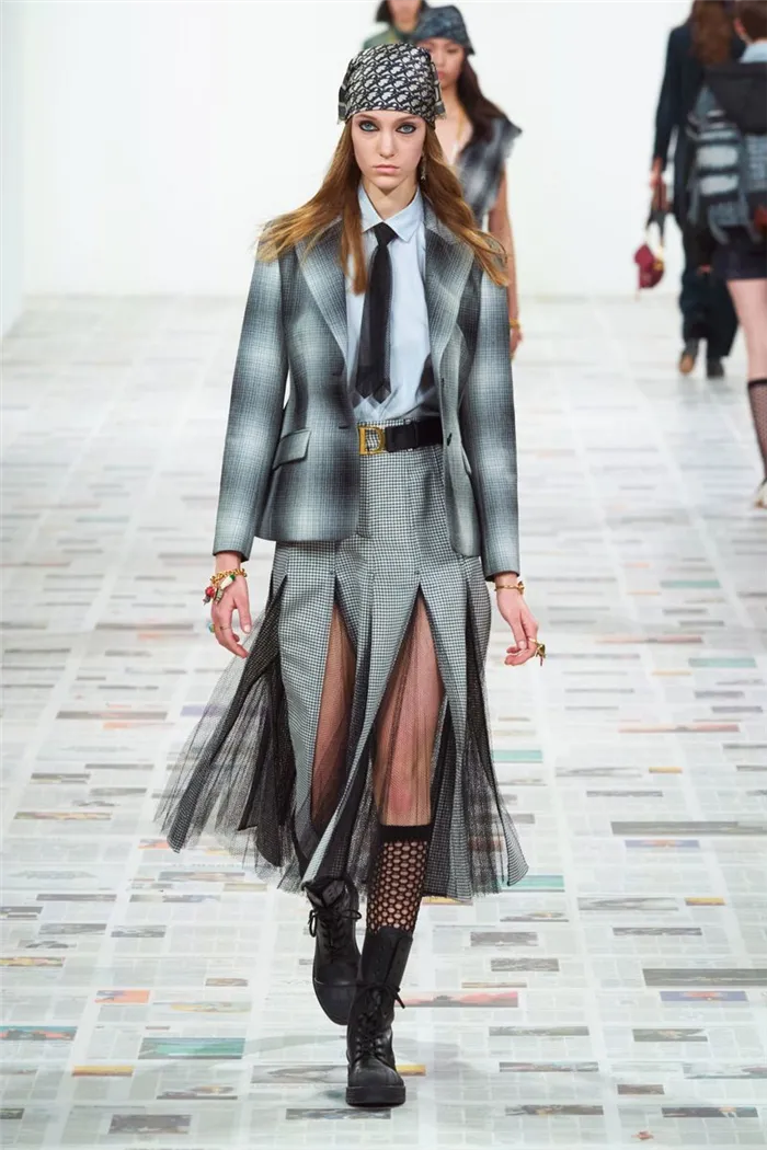 Модные юбки осень/зима 2020-2021 из коллекции Christian Dior