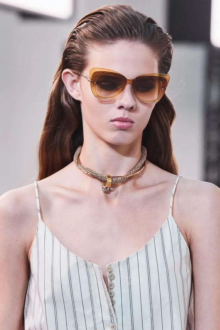 Современные женские солнцезащитные очки с двойным стеклом из коллекции Chloé 2020 года