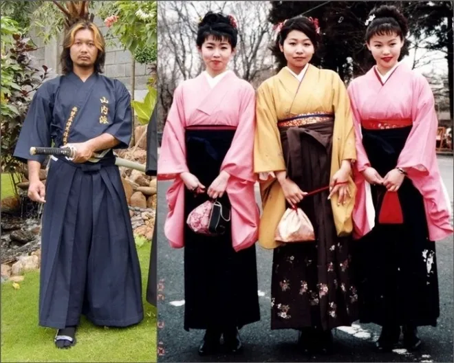 Японские народные костюмы:.