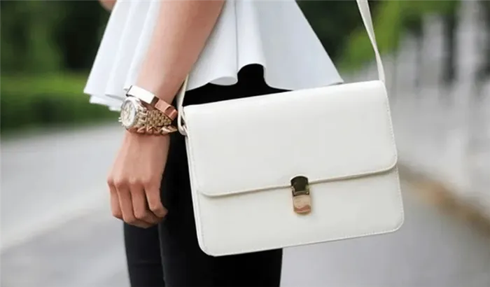 Модные тенденции - белые сумки