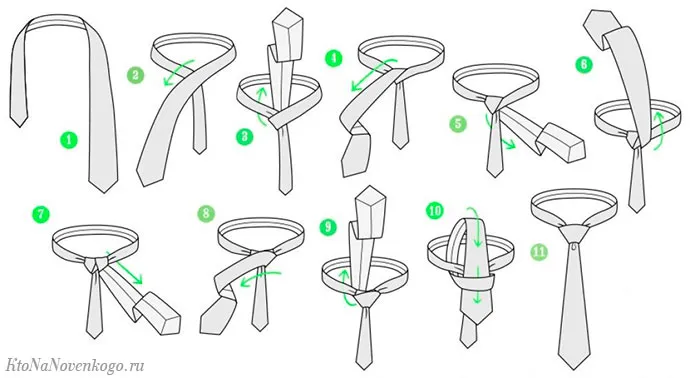 Как завязать галстук? Как завязать галстук: видео и фото инструкции и схемы