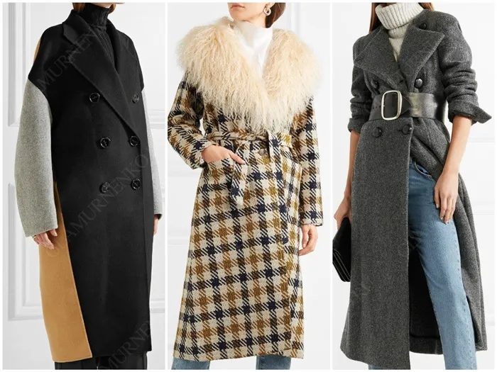 Выбор пальто из теплых материалов: кашемира, твида и шерсти