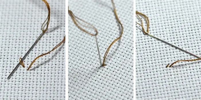 8 способов закрепить нить, не делая узелков в вышивке