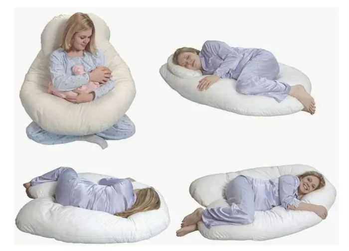 Как использовать подушку для беременных