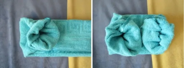 Сложенное полотенце в корейском стиле 2