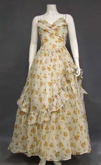 Винтажное платье Emma Dome 1950-х годов.