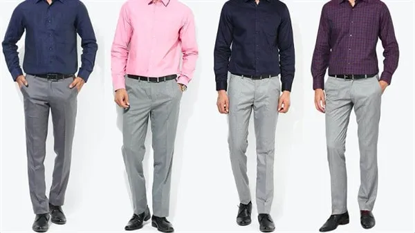 Что носить с серыми мужскими брюками
