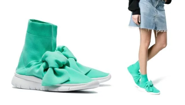 Зеленая обувь