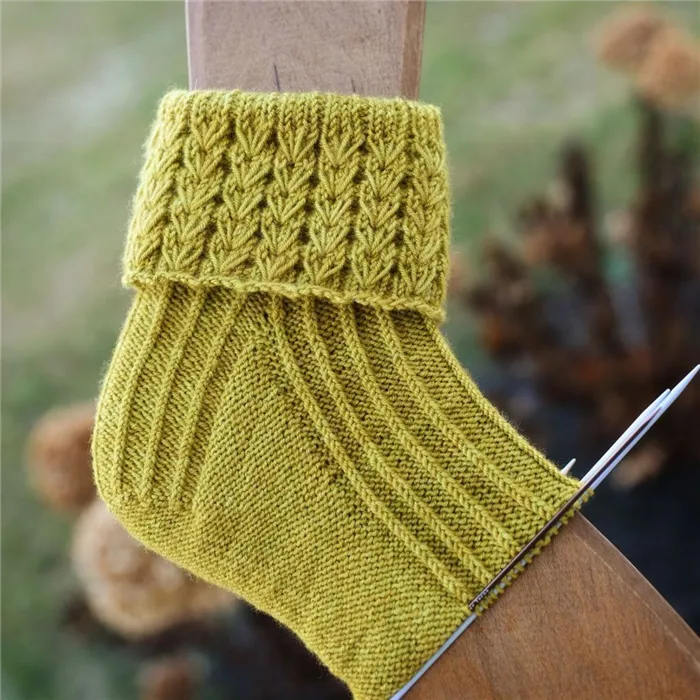 Вязание носков.