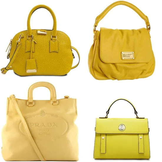Желтый пакет: Стиль, фасон, как носить с - Оригинальные кожаные сумки желтого цвета