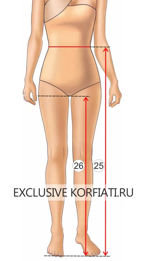 Как измерить женскую ногу