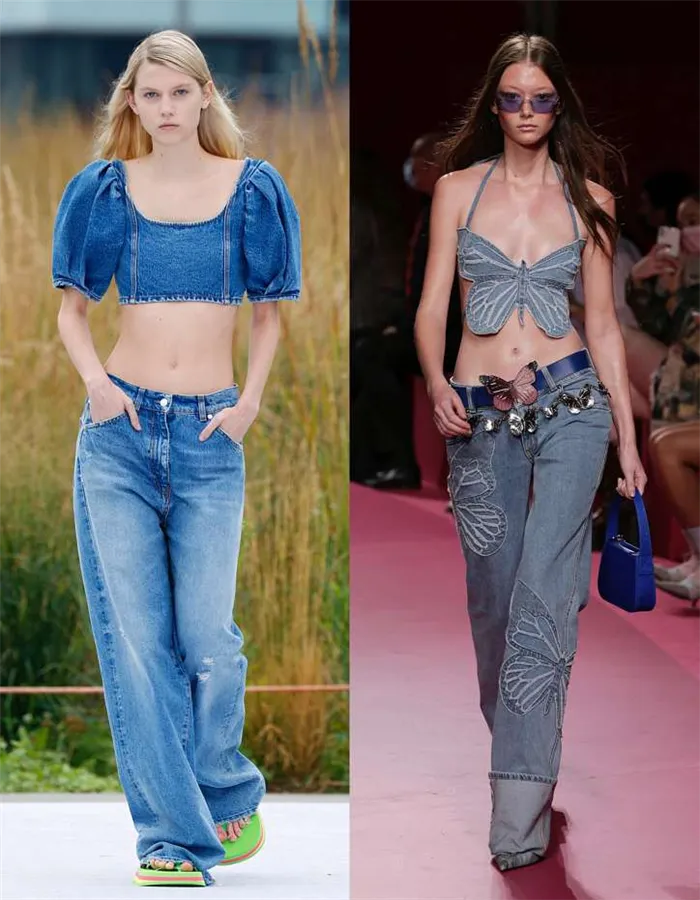 Современные джинсы 2022: тенденции и новые фотографии N°1.
