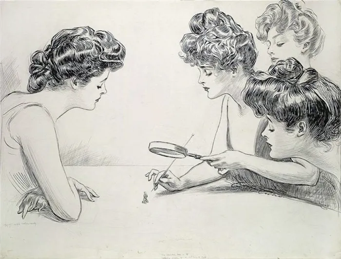 1895 Девочки Гибсона