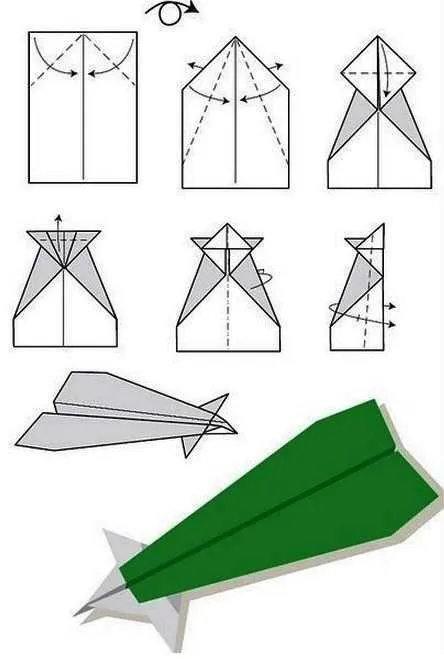 Как сделать бумажный носовой самолет для полета на 100 метров