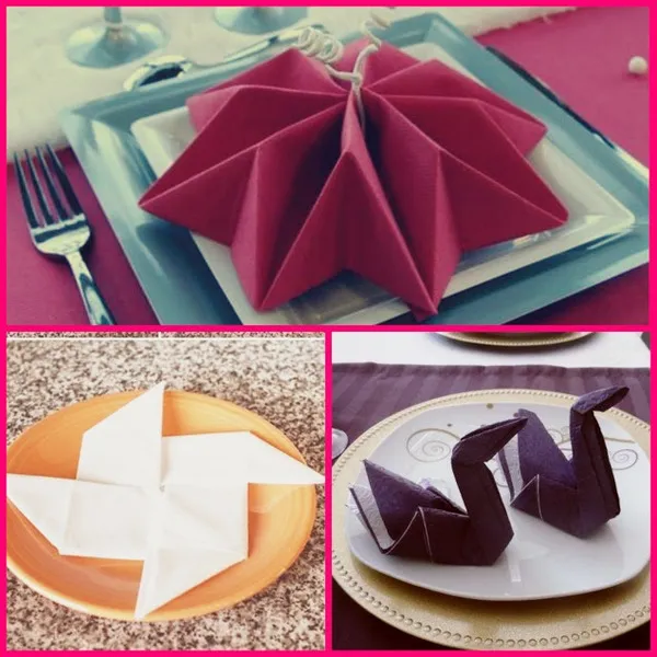 Как сложить салфетки в технике оригами