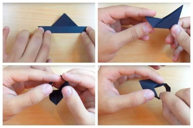 Сборка ногтей оригами