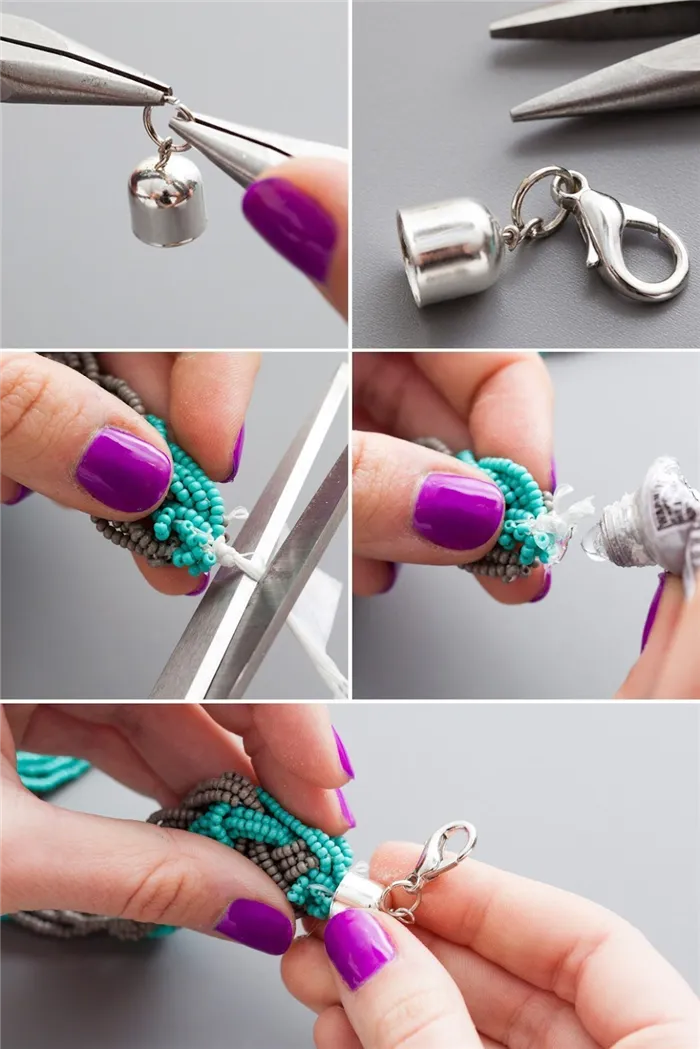 Дизайн для изготовления ожерелья из бисерной тесьмы