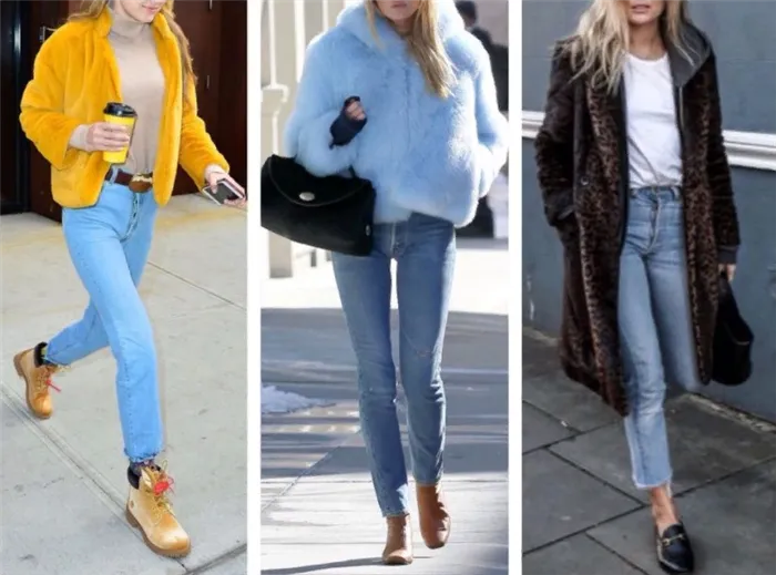 легкие джинсы для женщин зимой