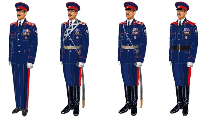 Казачье звание и погон Красной Армии в сравнении с воинским званием Вооруженных Сил Российской Федерации (фото)