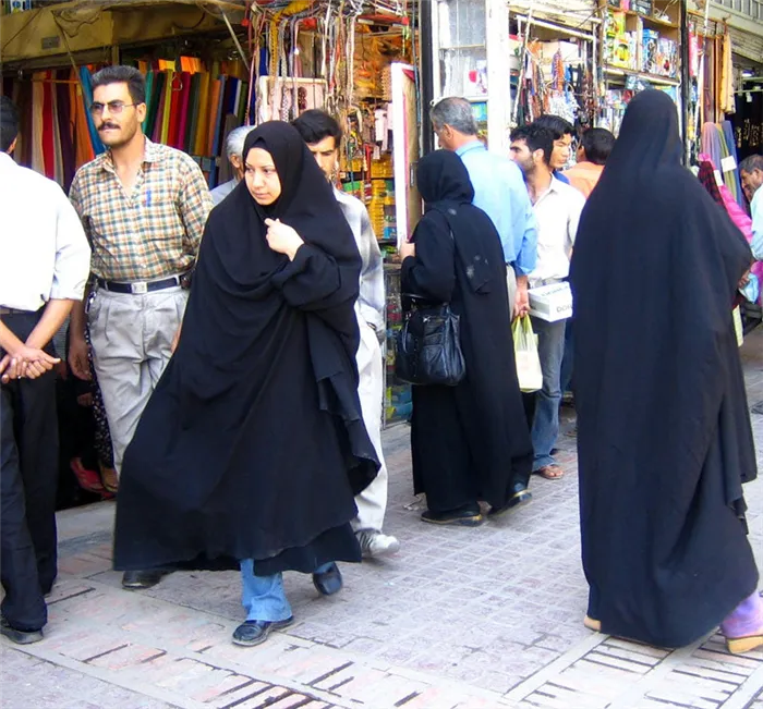 Мусульманская одежда чадра