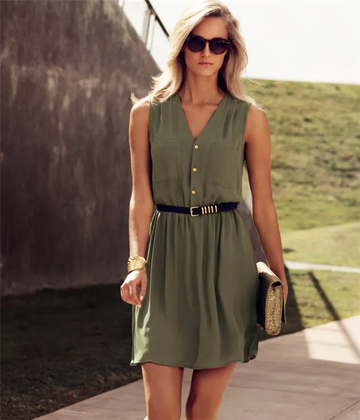 С чем сочетается оливковый цвет в женской одежде: модные фото