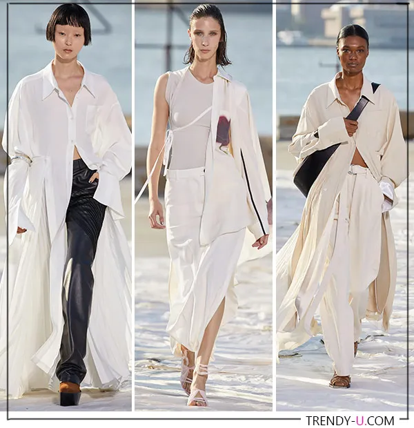 Белые одежды из весенне-летней коллекции Peter Do