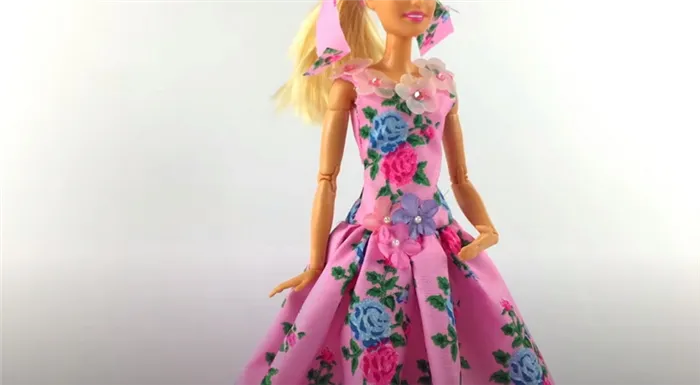 Лучший дизайн платья для куклы Барби + инструкция по шитью