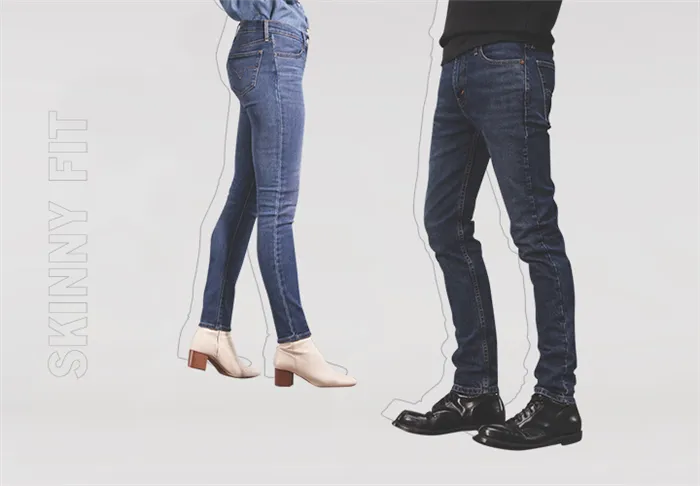 Гид по джинсам: зауженные и узкие джинсы.