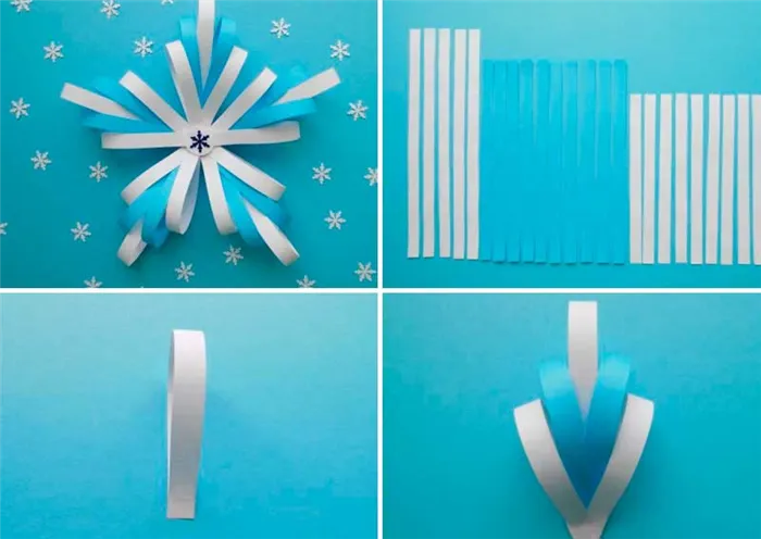 3D шаблоны бумажных снежинок для вырезания