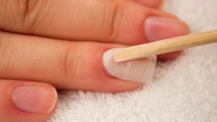 Как укрепить многослойные ногти_Укрепление шелка