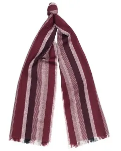 Полосатый шарф, ширина 40 см, ткань