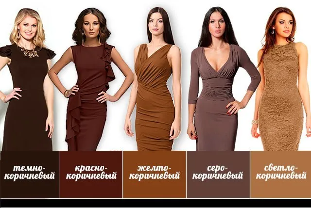 Какие цвета сочетаются с коричневым в одежде? Изображение комбинации с кофе