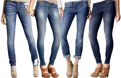 Женские джинсы.