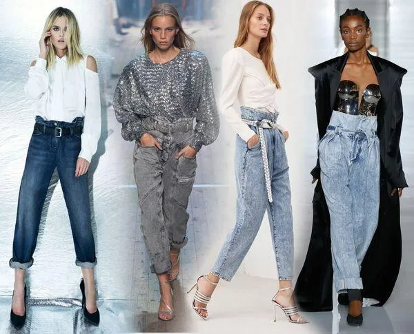 Модные джинсы, стильные фасоны и наряды для осени 2021 года