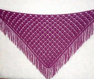 Вязаный крючком шарф
