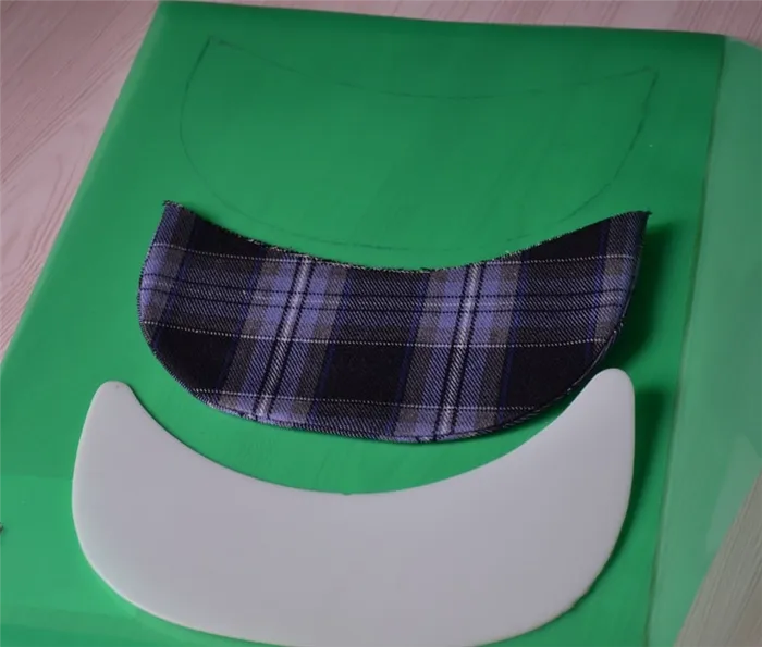 Как сделать карниз для шляпы из пластиковой папки