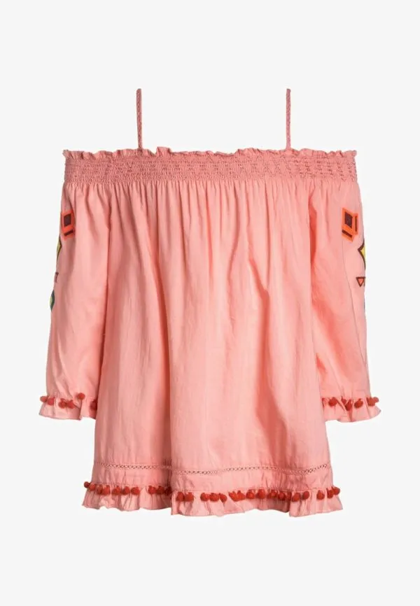 Детская мода: розовые блузки для девочек
