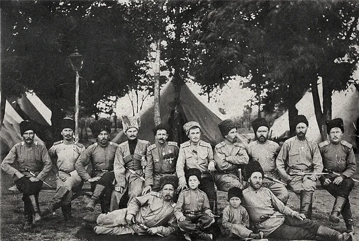 クバンのコサック。 Май 1916 года.