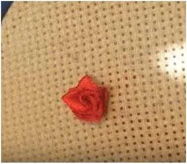 Как вышивать розы лентами