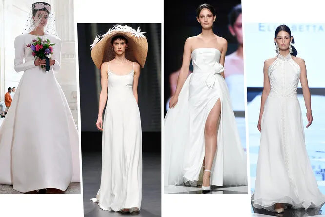 Простые свадебные платья, которые всех покорят — 12 самых модных вариантов